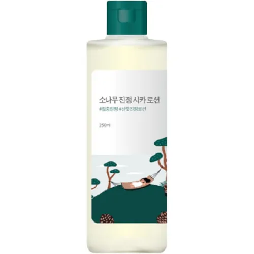 Заспокійливий лосьйон для обличчя Round Lab Pine Calming Cica Lotion з екстрактом голок сосни, 250 мл. термін пр. до 03.27