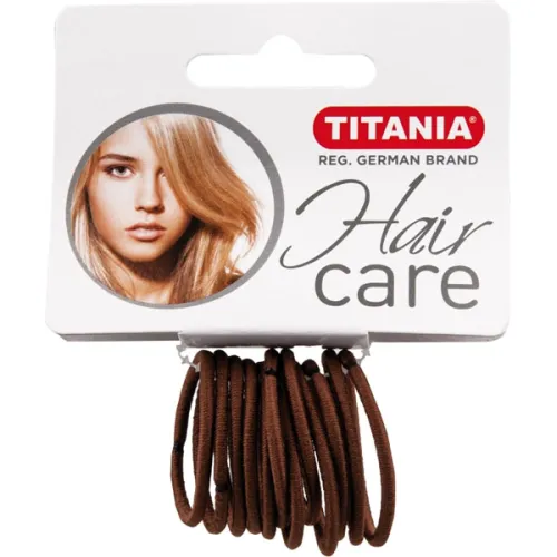 Набір коричневих резинок для волосся Titania 7801 Hair Band Set
