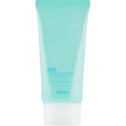 Сонцезахисний гель для обличчя A’pieu Pure Block Aqua Sun Gel SPF50+ PA++++, 50 мл.