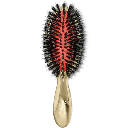 Щітка для волосся Janeke Superbrush Small Limited Bristles & Nylon Gold AUSP21M з ворсом та нейлоном «золота»