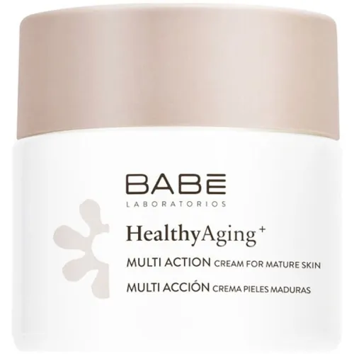 Мультифункциональный крем для зрелой кожи лица 60+ Babe Laboratorios Healthy Aging+ Multi Action Cream For Mature Skin, 50