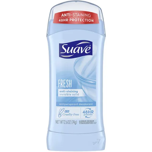 Кремовий дезодорант-антиперспірант «свіжість» Suave Antiperspirant Deodorant Fresh, 74 г.