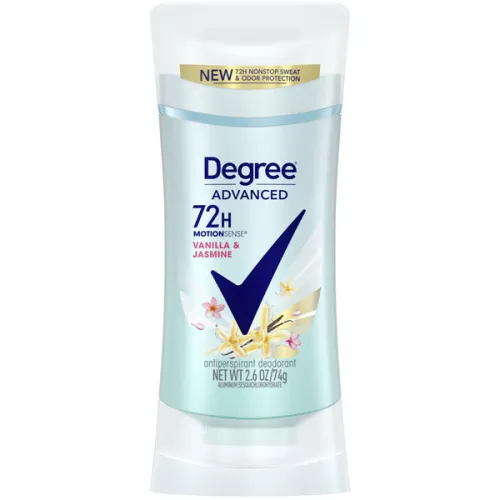 Антиперспірант для жінок «ваніль та жасмин» Degree MotionSense Vanilla & Jasmine 72H Anti-perspirant, 74 г.
