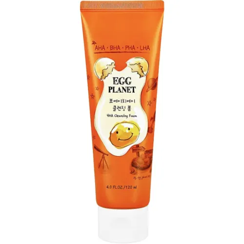 Пенка для умывания Daeng Gi Meo Ri Egg Planet 4HA Cleansing Foam с кислотами, 120 мл.