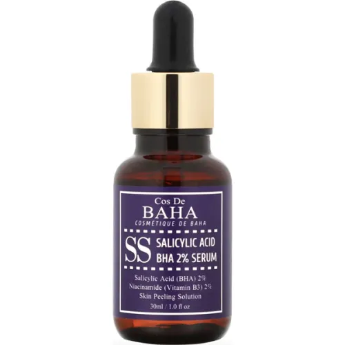 Сыворотка для лица Cos De Baha SS Salicylic Acid BHA 2% Serum с салициловой кислотой, 30 мл.