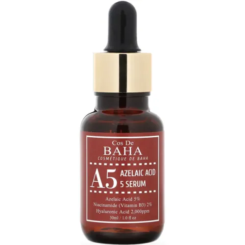 Сироватка для обличчя Cos De Baha A5 Azelaic Acid 5 Serum з азелаїновою кислотою, 30 мл.
