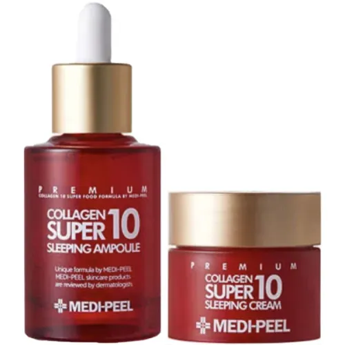 Ночной набор для лица Medi Peel Collagen Super 10 Sleeping Care Set с коллагеном