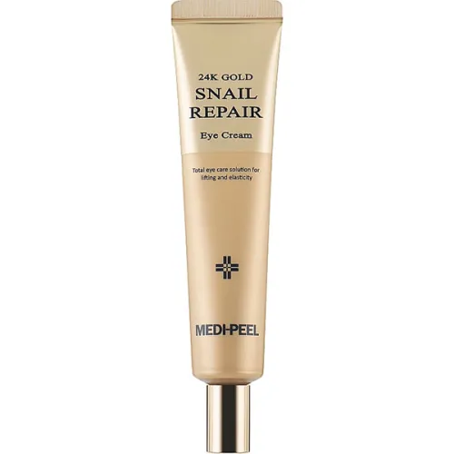 Крем навколо очей Medi Peel 24K Gold Snail Repair Eye Cream з муцином равлика і золотом, 40 мл. термін пр. до 02.26