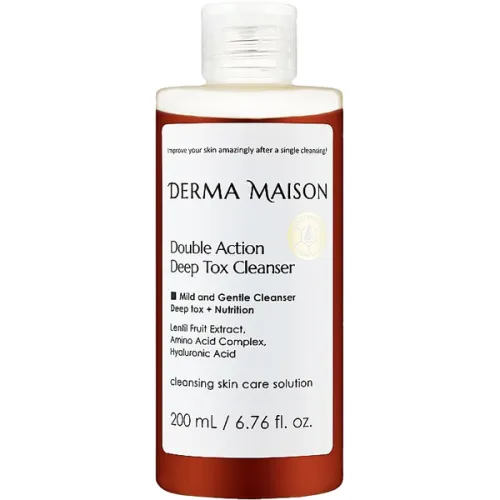 Делікатний засіб для глибокого очищення шкіри обличчя Medi Peel Derma Maison Double Action Deep Tox Cleanser, 200 мл.
