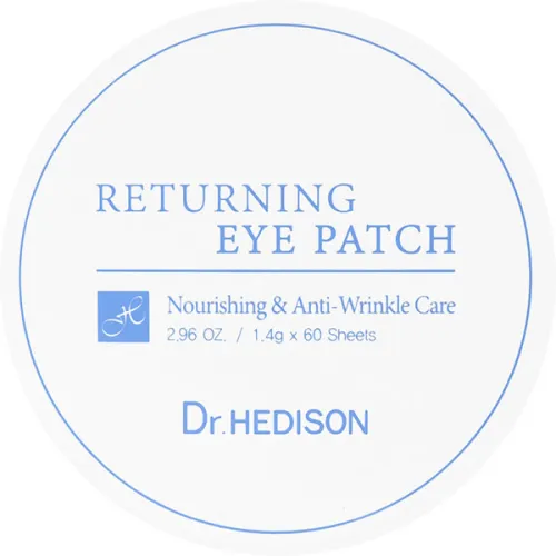 Гідрогелеві патчі для очей Dr.Hedison Returning Eye Patch з золотом, пептидами та гіалуроновою кислотою