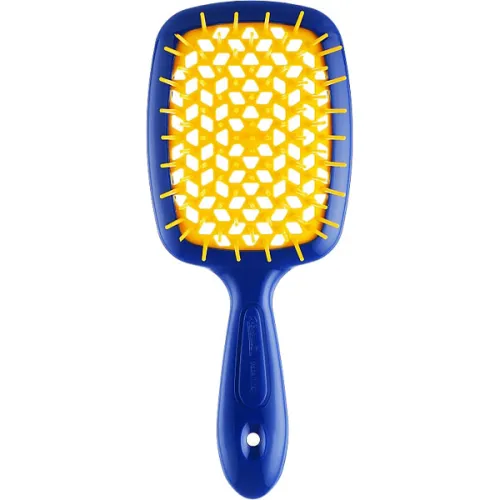 Щітка для волосся «синя Janeke Superbrush The Original Blue & Yellow 86SP226BLG з жовтим»