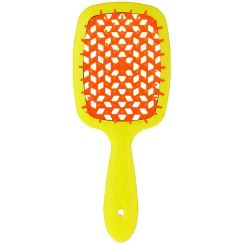 Щітка для волосся «жовта Janeke Superbrush The Original Yellow & Orange 86SP226GIA з помаранчевим»