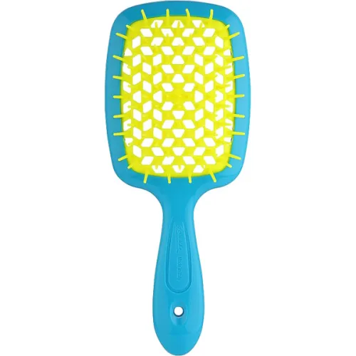 Щітка для волосся «блакитна Janeke Superbrush The Original Blue & Yellow 82SP226BYF з жовтим»