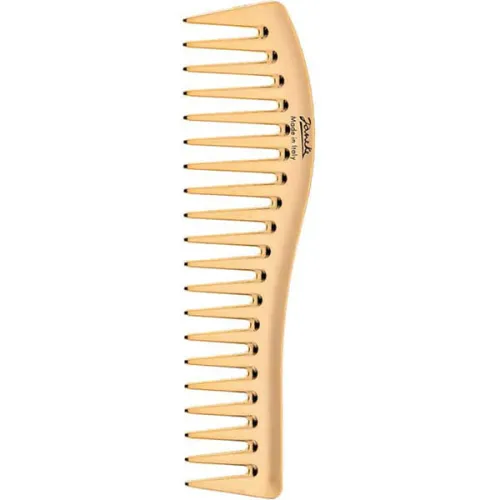 Гребінець Janeke Silver Large Wide Tooth Comb AU805 з великими широкими зубцями «золотий»