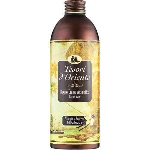Крем для душа и ванны «ваниль и имбирь» Tesori d’Oriente Bath Cream Vanilla & Ginger, 500 мл.