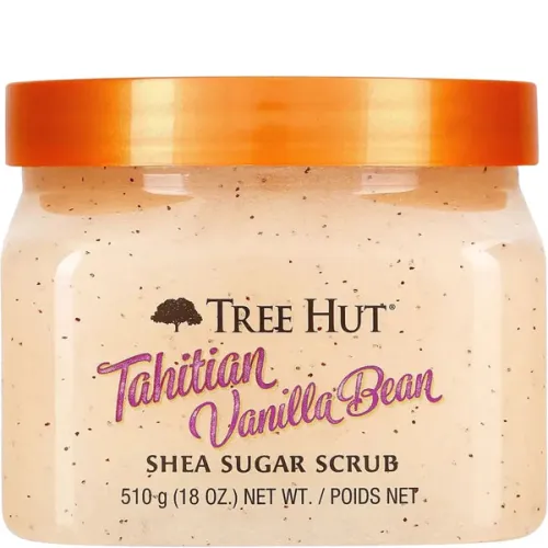 Сахарный скраб для тела Tree Hut Shea Sugar Scrub Tahitian Vanilla Bean с маслом ши «таитянская ваниль», 510 г.