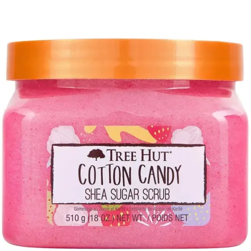Цукровий скраб для тіла Tree Hut Shea Sugar Scrub Cotton Candy з маслом ши «цукрова вата», 510 г.