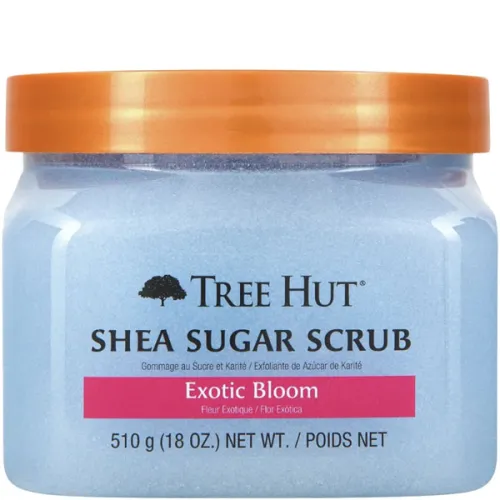 Цукровий скраб для тіла Tree Hut Shea Sugar Scrub Exotic Bloom з маслом ши «эекзотична квітка», 510 г.