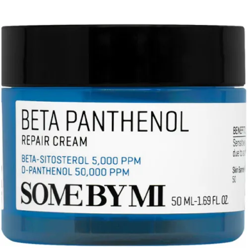 Восстанавливающий крем для лица Some By Mi Beta Panthenol Repair Cream с бета-пантенолом, 50 мл.