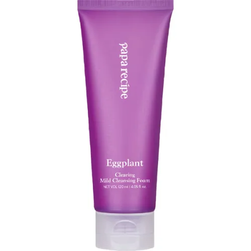 Пенка для умывания Papa Recipe Eggplant Clearing Mild Cleansing Foam с экстрактом баклажана, 120 мл.