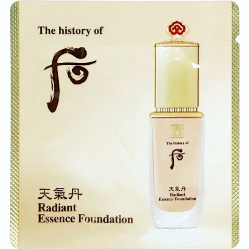 Тональна основа для обличчя The History of Whoo Cheongidan Radiant Essence Foundation SPF35 PА++, 1 мл.