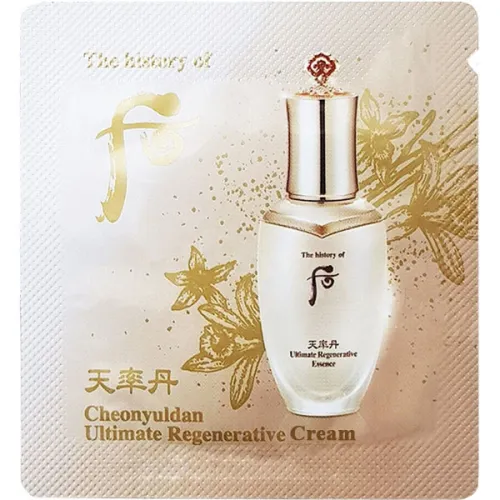 Восстанавливающий крем для лица The History of Whoo Cheonyuldan Ultimate Regenerating Cream, 1 мл.