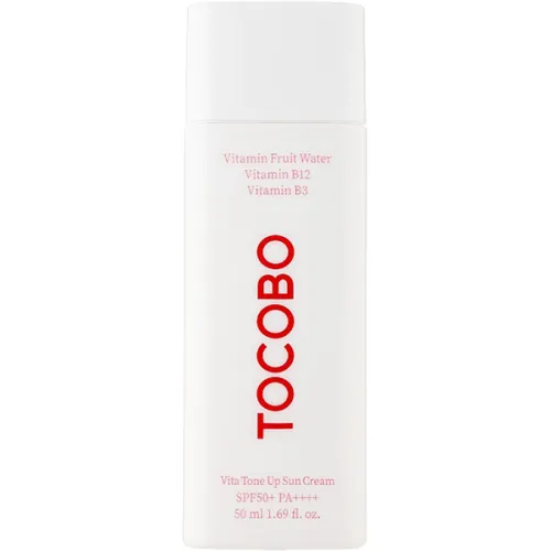 Тонизирующий солнцезащитный крем для лица Tocobo Vita Tone Up Sun Cream Deluxe SPF50+ PA++++, 10 мл. - вид 2