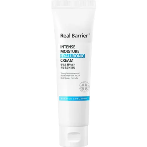 Зволожуючий крем для обличчя Real Barrier Intense Moisture Hyaluronic Cream з гіалуроновою кислотою, 60 мл.