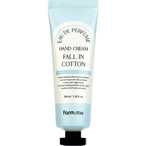 Парфюмированный крем для рук «хлопок» FarmStay Eau de Perfume Hand Cream Fall In Cotton, 100 мл.