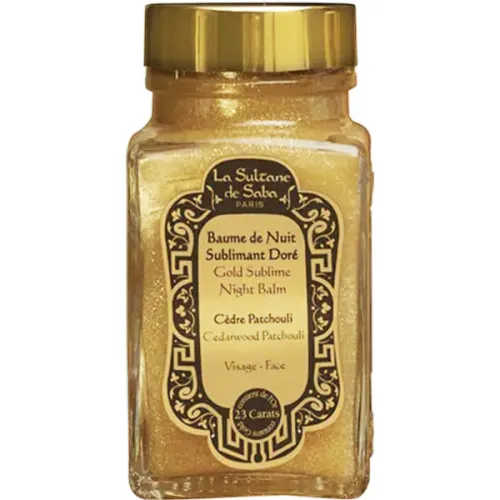Ночной бальзам для лица «кедр и пачули» La Sultane De Saba Gold Sublime Night Balm Cedarwood Patchouli, 100 мл.
