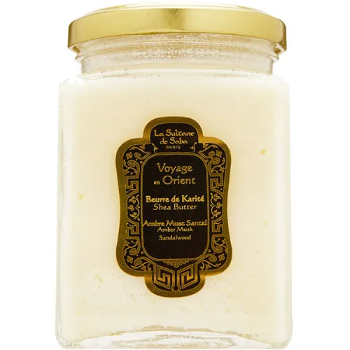 Масло для лица, тела и волос «амбра мускус и сандал» La Sultane De Saba Shea Butter Ambre Musk Santal, 300 мл.