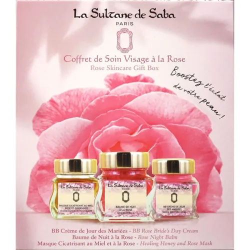 Подарочный набор для лица «роза» La Sultane De Saba Rose Skincare Gift Box