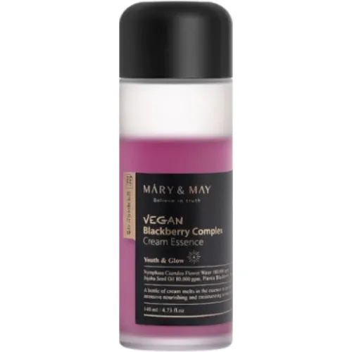 Крем-эссенция для лица Mary & May Vegan Blackberry Complex Cream Essence с веганским ежевичным комплексом, 30 мл.