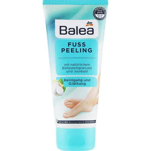 Крем пилинг для ног «масло жожоба» Balea Foot Peeling, 100 мл.