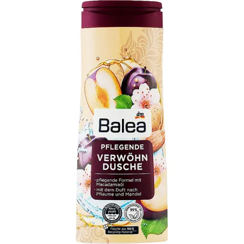 Крем-гель для душа «баловство» Balea Shower Cream Gel Nourishing Pampering, 300 мл.