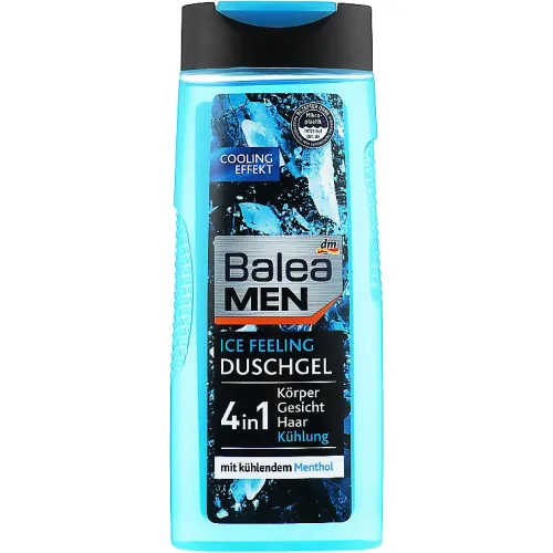 Чоловічий гель для душу 4в1 «крижане почуття» Balea Men 4in1 Ice Feeling Shower Gel, 300 мл.