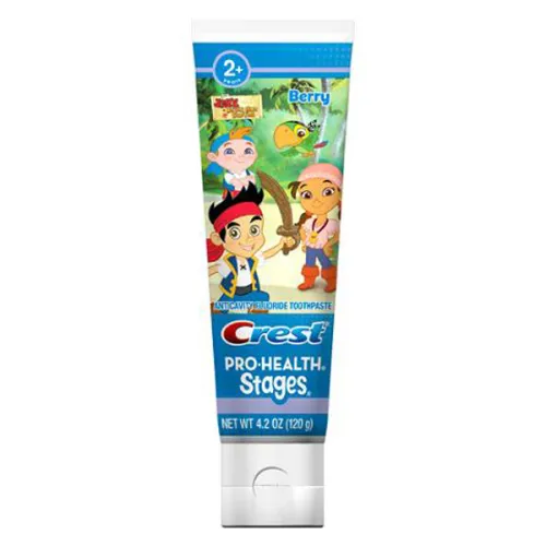Зубна паста для дітей Джек та пірати Crest Pro-Health Stages Kids Jake and the Never Land Pirates Toothpaste, 120 мл.