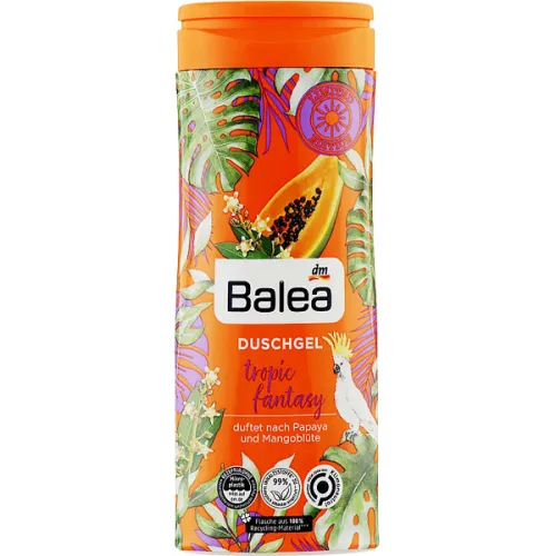 Крем-гель для душа «тропическая фантазия» Balea Shower Cream Gel Tropic Fantasy, 300 мл.