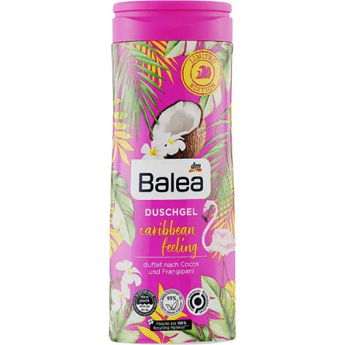 Крем-гель для душа «карибское чувство» Balea Shower Cream Gel Caribbean Feeling, 300 мл.