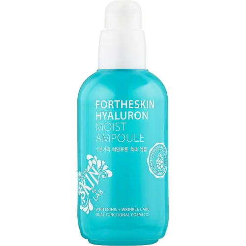 Увлажняющая ампульная сыворотка для лица Fortheskin Hyaluron Moist Ampoule с гиалуроновой кислотой, 100 мл.