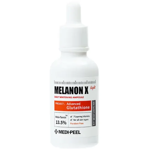 Легкая ампульная сыворотка для лица Medi Peel Melanon X Ampoule Light с ретинолом, 30 мл.