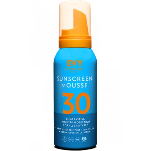 Сонцезахисний мус для обличчя та тіла EVY Technology Sunscreen Mousse SPF30, 100 мл. - вигляд 2