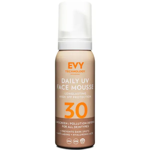 Щоденний сонцезахисний мус для обличчя EVY Technology Daily UV Face Mousse SPF30, 75 мл.