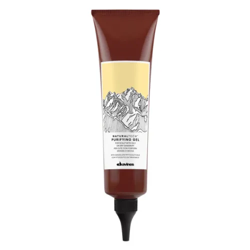 Очищающая гель-маска против перхоти Davines Purifying Gel, 150 мл.