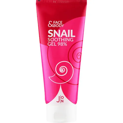 Універсальний гель J:ON Face & Body Snail Soothing Gel 98% з екстрактом равликового муцину, 200 мл.