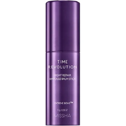 Нічний відновлюючий ампульний бальзам-стік для обличчя Missha Time Revolution Night Repair Ampoule Balm Stick, 10 г.