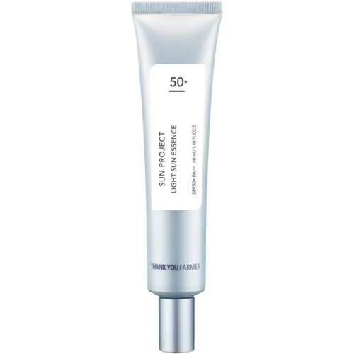 Сонцезахисна есенція для обличчя Thank You Farmer Sun Project Light Sun Essence SPF50+, 120 мл.