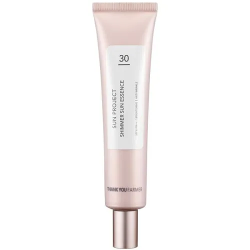 Солнцезащитная эссенция для лица Thank You Farmer Sun Project Shimmer Sun Essence SPF30 с шиммером, 40 мл.