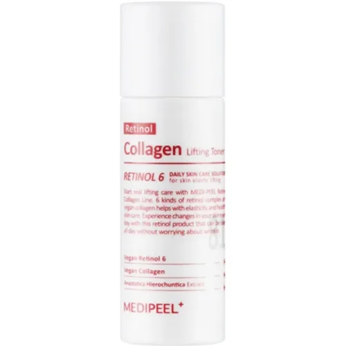 Омолаживающий лифтинг-тонер для лица Medi Peel Retinol Collagen Lifting Toner с ретинолом и коллагеном, 20 мл.