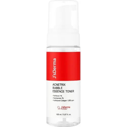 Тонер-эссенция для лица JsDerma Acnetrix Bubble Essence Toner с пантенолом и ниацинамидом, 150 мл.
